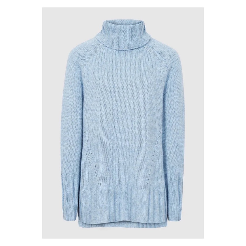 New! REISS London “Stevie” Wool Cashmere Blend Relaxed Sweater - Picture 2 of 11